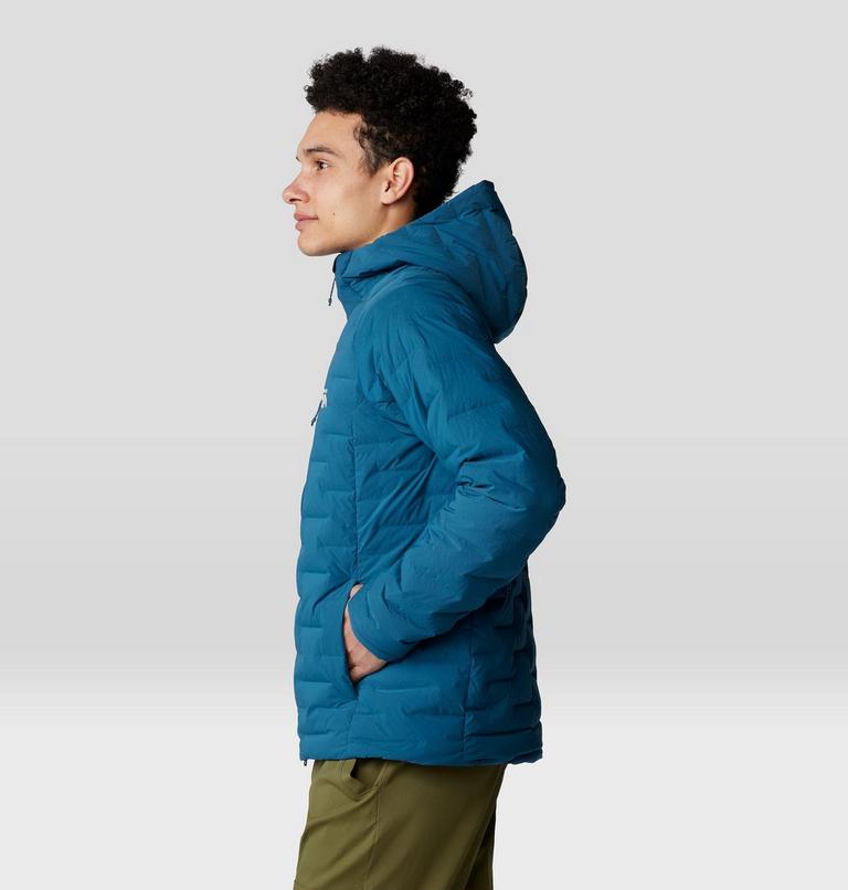 Men's Stretchdown Hoody, Color: Dark Caspian, image 3
