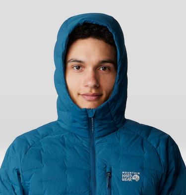 Men's Stretchdown Hoody, Color: Dark Caspian, image 4