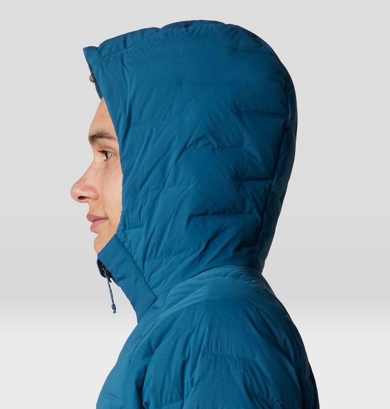 Men's Stretchdown Hoody, Color: Dark Caspian, image 5