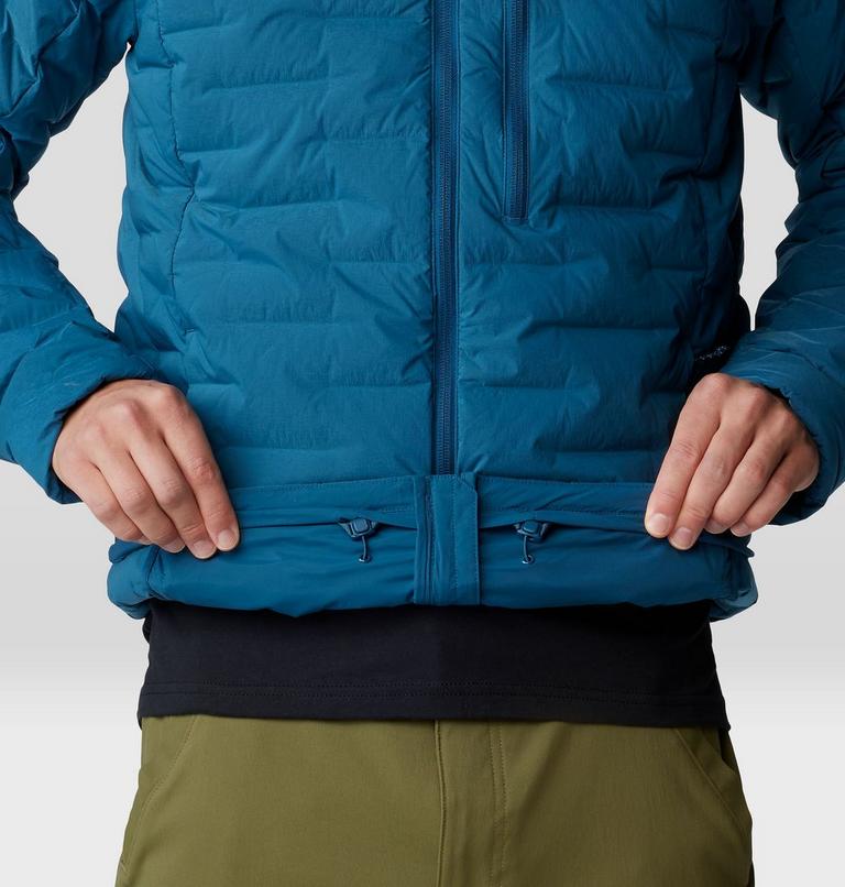 Men's Stretchdown Hoody, Color: Dark Caspian, image 7
