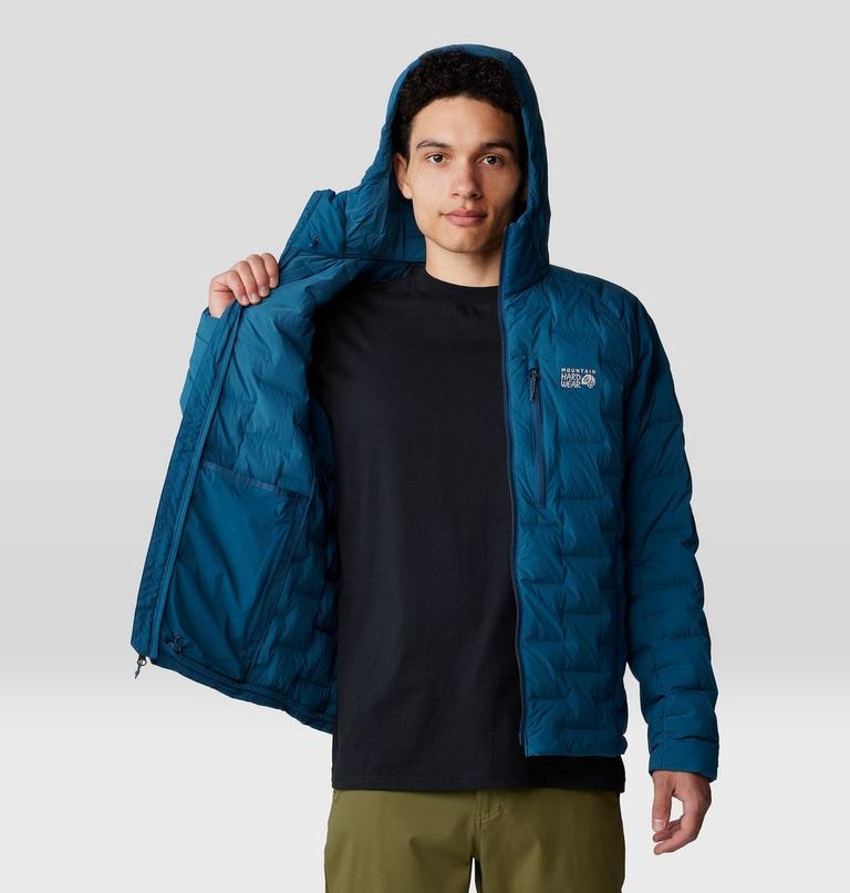 Men's Stretchdown Hoody, Color: Dark Caspian, image 8