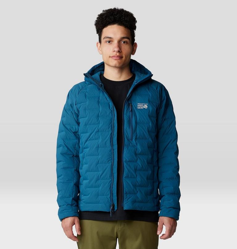 Men's Stretchdown Hoody, Color: Dark Caspian, image 10