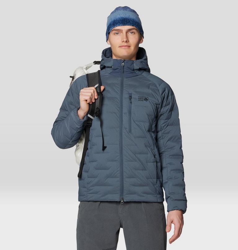 Men's Stretchdown Hoody, Color: Moon Blue, image 5