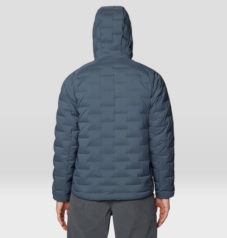 Men's Stretchdown Hoody, Color: Moon Blue, image 3