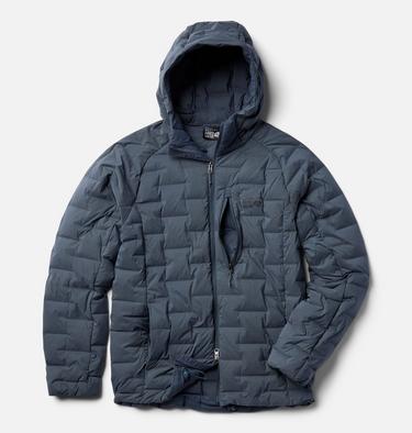 Men's Stretchdown Hoody, Color: Moon Blue, image 2