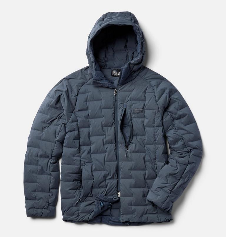 Men's Stretchdown Hoody, Color: Moon Blue, image 2