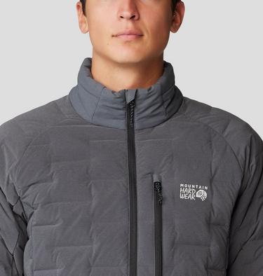 Men's Stretchdown Jacket, Color: Volcanic Heather, image 24