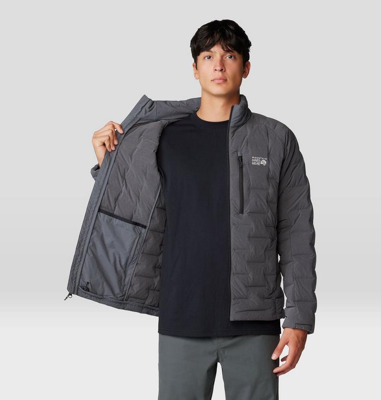 Men's Stretchdown Jacket, Color: Volcanic Heather, image 6