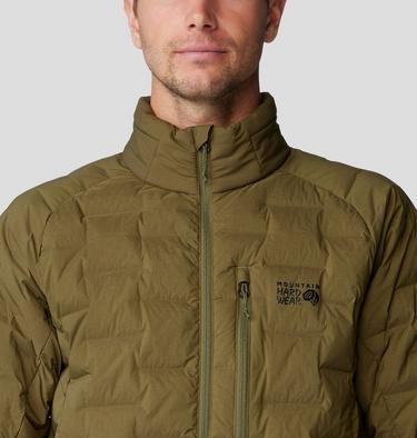 Men's Stretchdown Jacket, Color: Combat Green, image 4