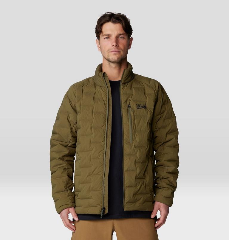 Men's Stretchdown Jacket, Color: Combat Green, image 7