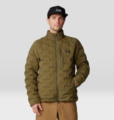 Men's Stretchdown Jacket, Color: Combat Green, image 1