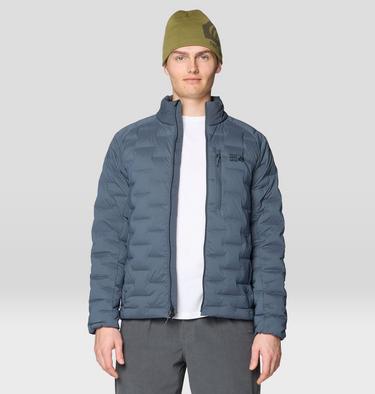 Men's Stretchdown Jacket, Color: Moon Blue, image 12