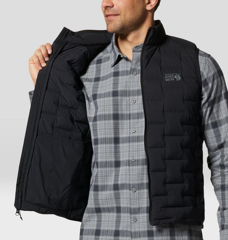 Men's Stretchdown Vest, Color: Black, image 7