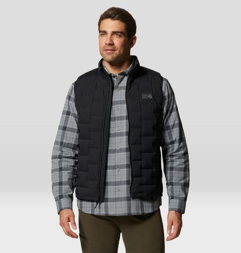 Men's Stretchdown Vest, Color: Black, image 8