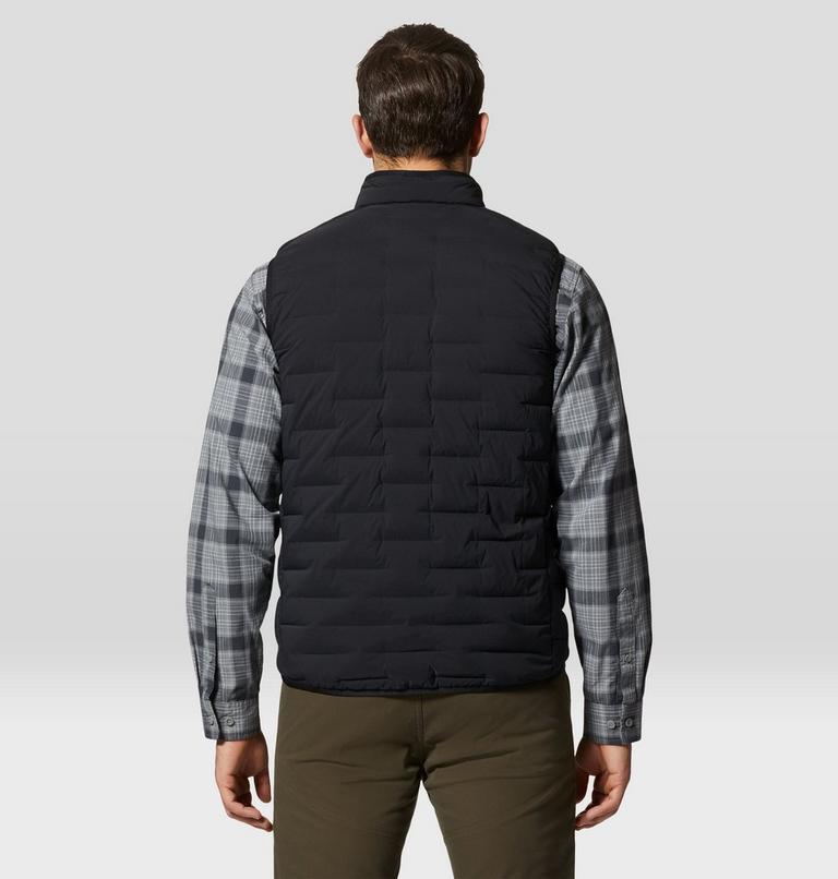 Men's Stretchdown Vest, Color: Black, image 3