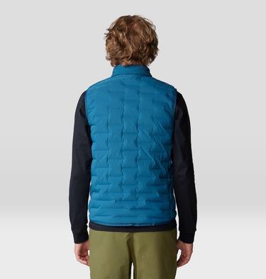 Men's Stretchdown Vest, Color: Dark Caspian, image 2