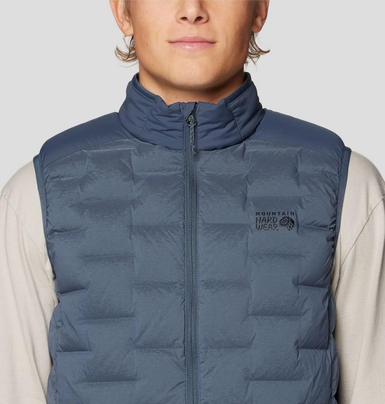 Men's Stretchdown Vest, Color: Moon Blue, image 5