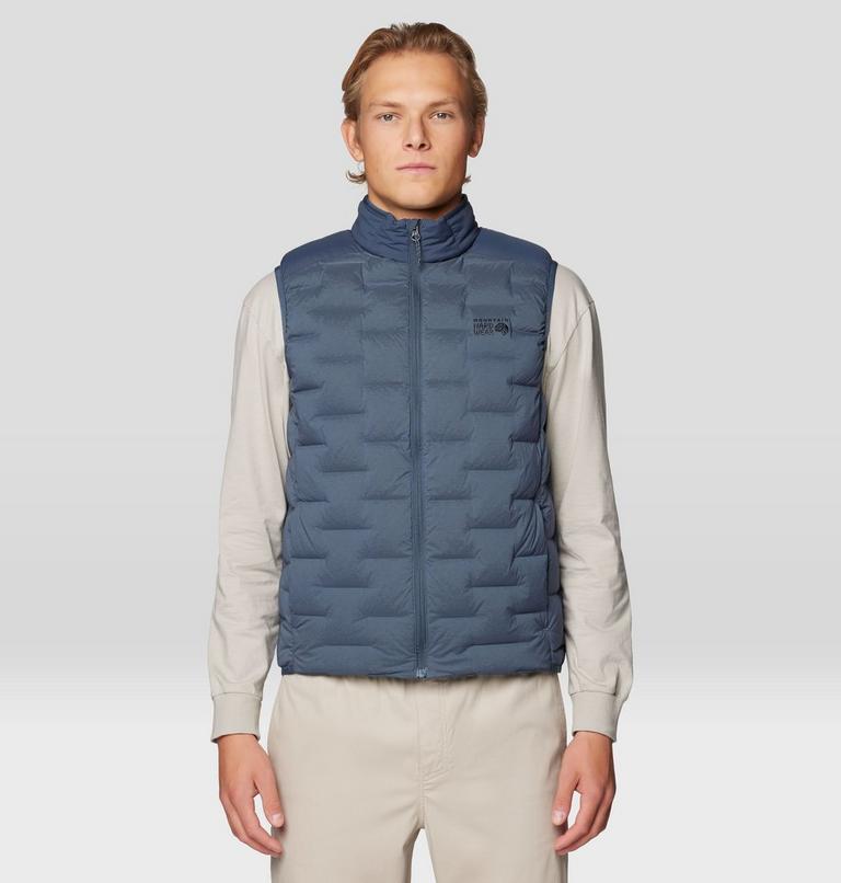 Men's Stretchdown Vest, Color: Moon Blue, image 1