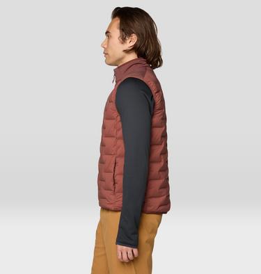 Men's Stretchdown Vest, Color: Bourbon Brown, image 3