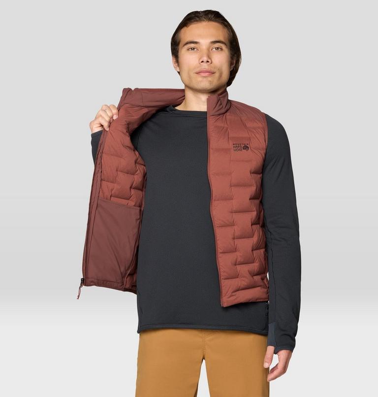 Men's Stretchdown Vest, Color: Bourbon Brown, image 5