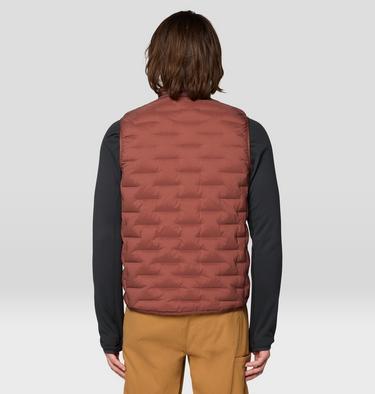 Men's Stretchdown Vest, Color: Bourbon Brown, image 2