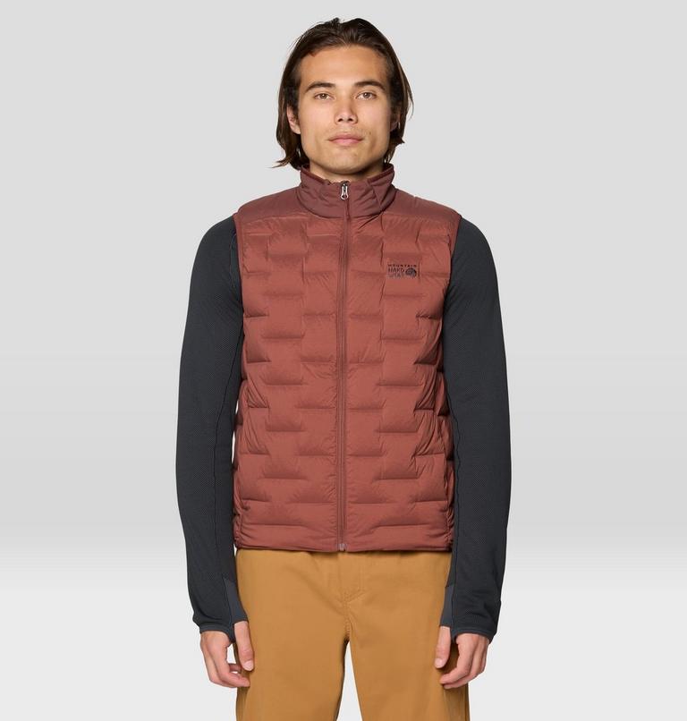 Men's Stretchdown Vest, Color: Bourbon Brown, image 1