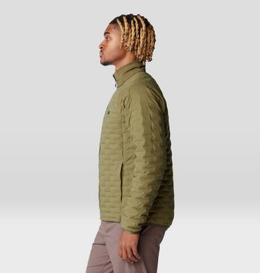 Men's Stretchdown Light Jacket, Color: Combat Green, image 3