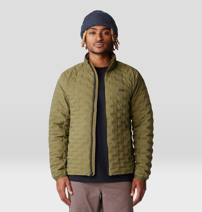 Men's Stretchdown Light Jacket, Color: Combat Green, image 7