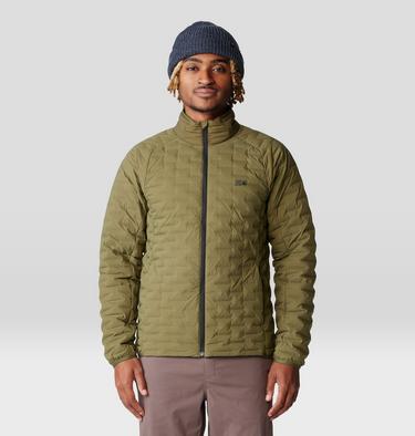 Men's Stretchdown Light Jacket, Color: Combat Green, image 1