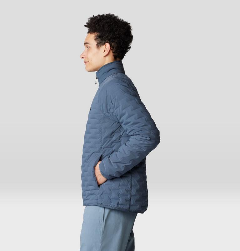 Men's Stretchdown Light Jacket, Color: Moon Blue, image 3