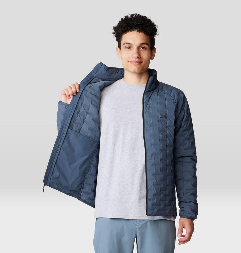 Men's Stretchdown Light Jacket, Color: Moon Blue, image 5