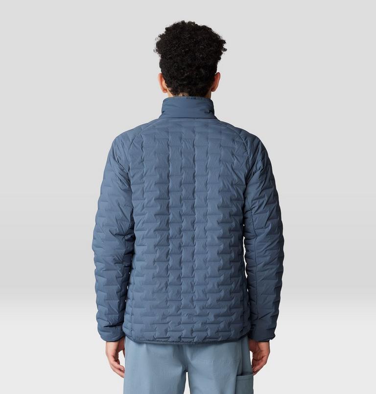 Men's Stretchdown Light Jacket, Color: Moon Blue, image 2