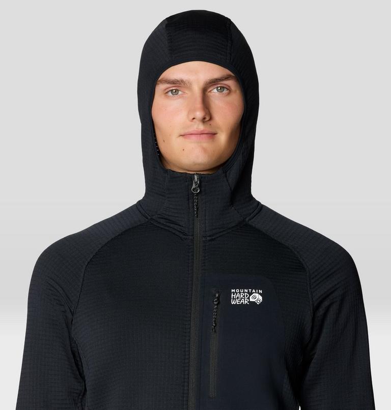 Men's Polartec® Power Grid Full Zip Hoody, Color: Black, image 5