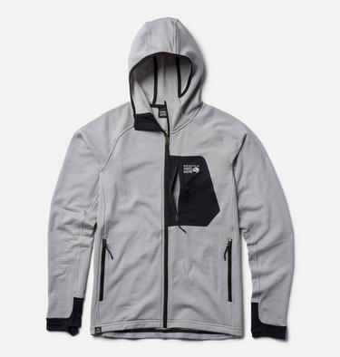 Men's Polartec® Power Grid Full Zip Hoody, Color: Glacial Heather, image 6