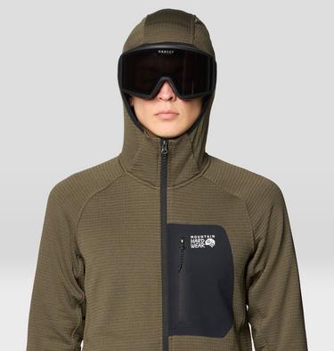 Men's Polartec® Power Grid Full Zip Hoody, Color: Ridgeline Heather, image 12