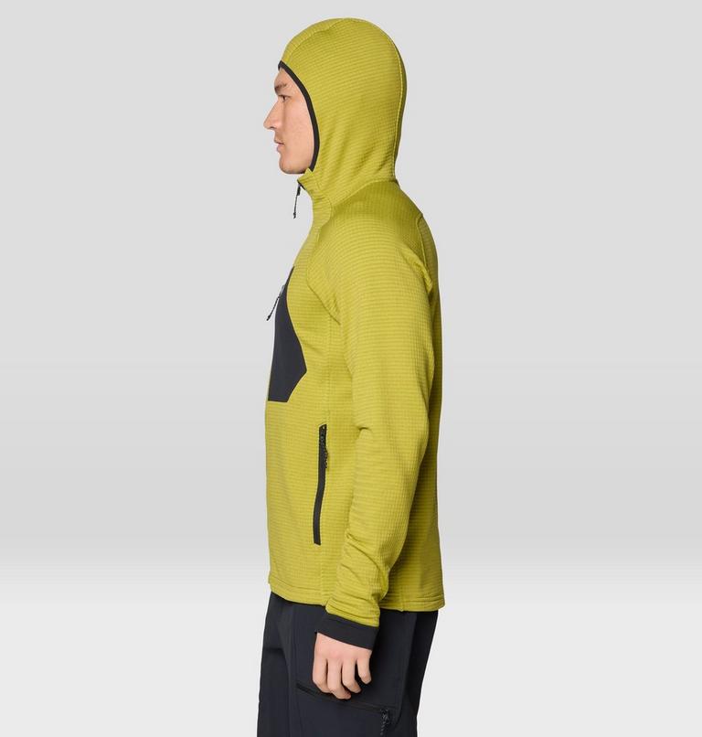 Men's Polartec® Power Grid Full Zip Hoody, Color: Moon Moss Heather, image 4