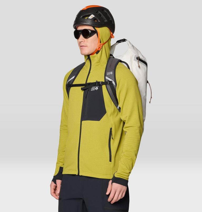 Men's Polartec® Power Grid Full Zip Hoody, Color: Moon Moss Heather, image 5