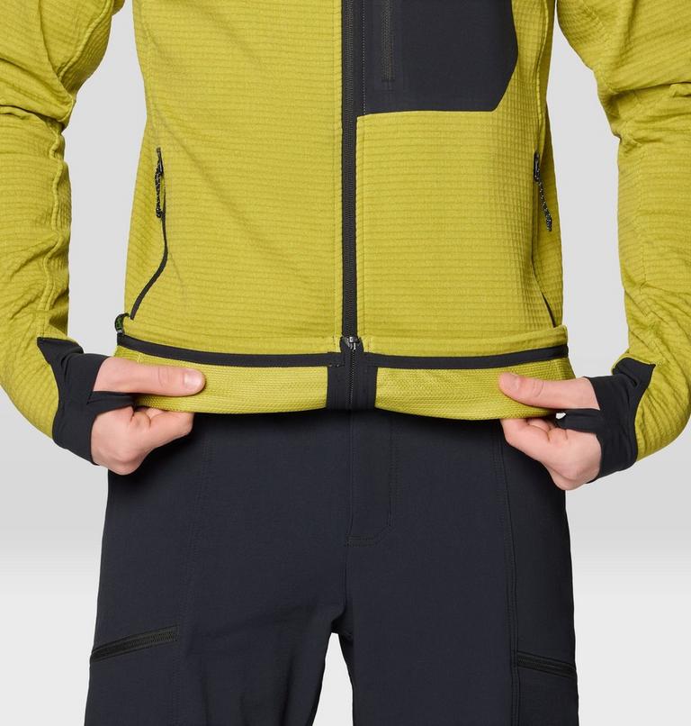 Men's Polartec® Power Grid Full Zip Hoody, Color: Moon Moss Heather, image 7