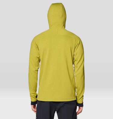 Men's Polartec® Power Grid Full Zip Hoody, Color: Moon Moss Heather, image 3