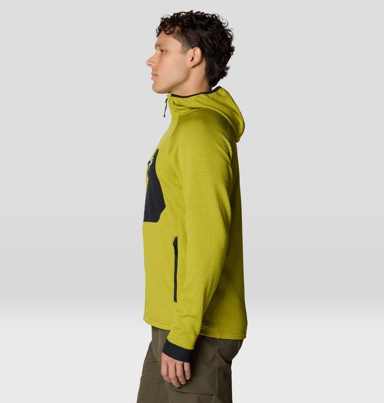 Men's Polartec&reg; Power Grid Full Zip Hoody, Color: Python Green Heather, image 4