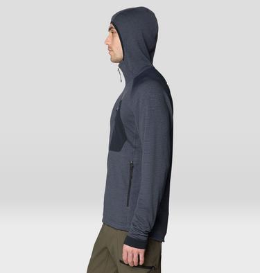 Men's Polartec&reg; Power Grid Full Zip Hoody, Color: Blue Slate Heather, image 8