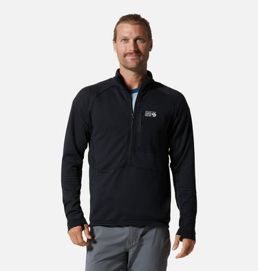 Men's Polartec® Power Grid Half Zip Jacket, Color: Black, image 13