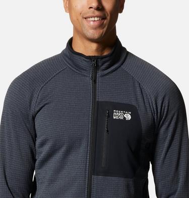 Men's Polartec® Power Grid Half Zip Jacket, Color: Blue Slate Heather, image 3