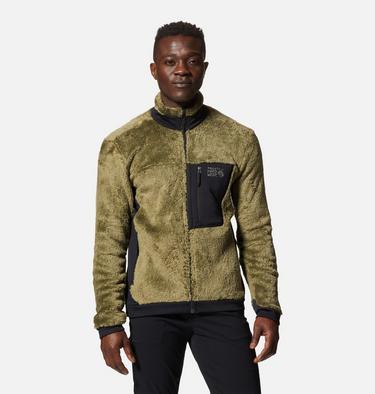 Men's Polartec® High Loft Jacket, Color: Combat Green, Black, image 9