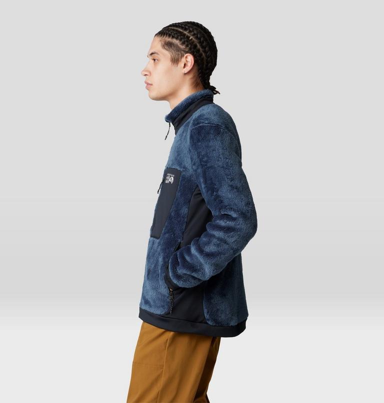 Men's Polartec® High Loft Jacket, Color: Moon Blue, Black, image 3