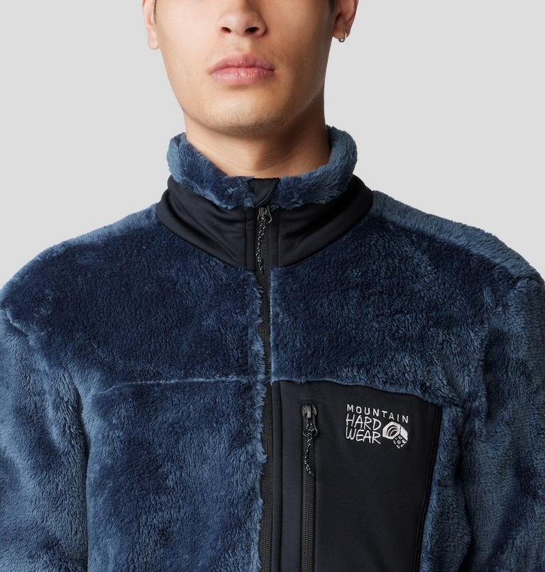 Men's Polartec® High Loft Jacket, Color: Moon Blue, Black, image 4