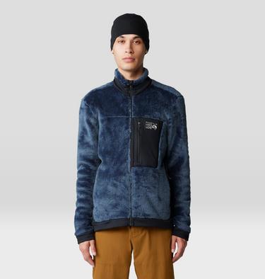 Men's Polartec® High Loft Jacket, Color: Moon Blue, Black, image 1