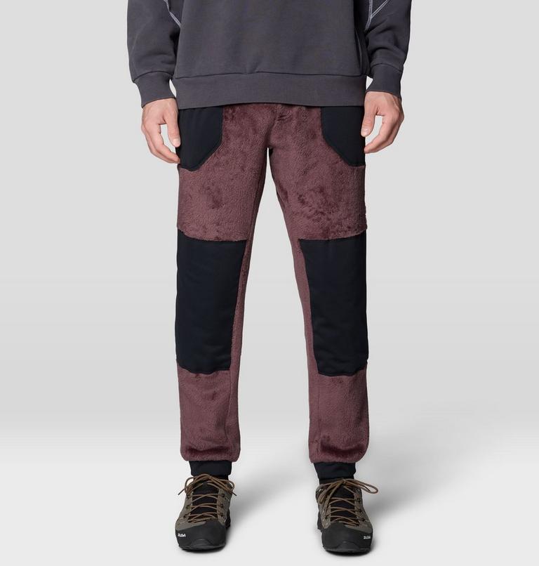 Men's Polartec&reg; High Loft Pant, Color: Carob, Black, image 1