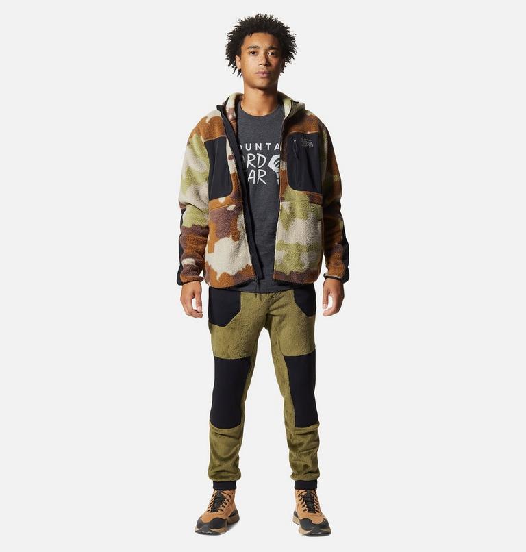 Men's Polartec® High Loft Pant, Color: Combat Green, Black, image 6