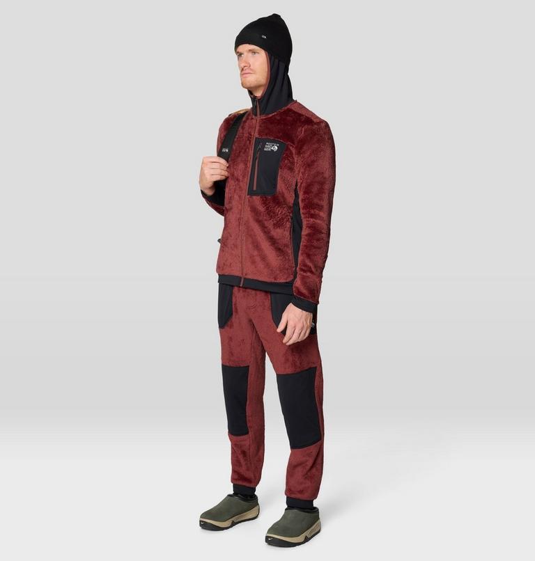 Men's Polartec® High Loft Pant, Color: Bourbon Brown, Black, image 2